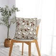 thumbnail image 5 of Pofeuu Cotton Tree Print Double-sided plush pillowcase Square Throw Pillow Covers Pillows Cover for Living Room Bedroom Sofa Couch Cushion Cover（No pillow core）-26"x26", 5 of 7