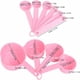 thumbnail image 2 of Wmhsylg Vajilla 10 piezas para hornear Juego de herramientas Cucharas Café Tazas medidoras de plástico Medición Cocina, Comedor y Bar Rojo, 2 of 7