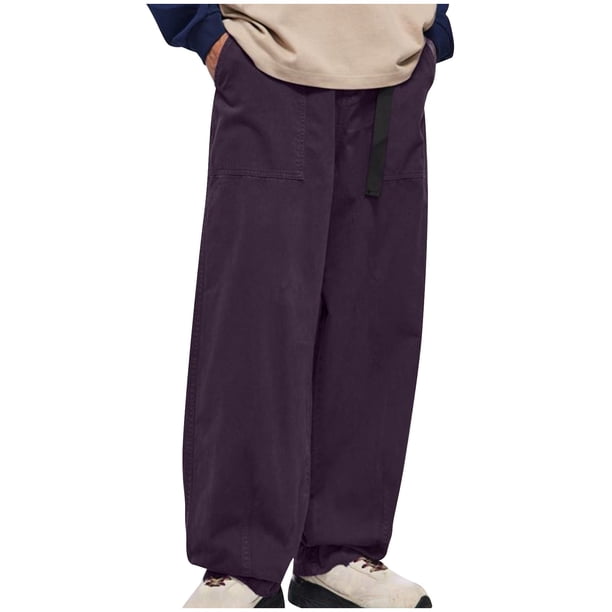 Pantalones largos para hombre, pantalones cargo de invierno, pantalones con múltiples bolsillos, pantalones elásticos con botones y puños, pantalones para hombre.