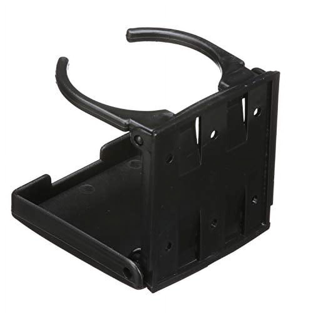 Attwood 11654-3 Black Drink Holders Fold Up