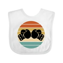 Inktastic Kickboxing Boxing Gloves Boys or Girls Baby Bib