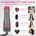 thumbnail image 6 of IG INGLAM 4 in 1 Hair Appliance, Hair Dryer Brush, Detachable Brush Hair Dryer Set, Negative Ion Blowout Brush for Straightening/ Drying/ Curling/ Styling, Gray, 6 of 7