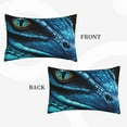thumbnail image 2 of Daiia Blue Viper Snake Closeup Face Bedding Waterproof Pillow Protector Zippered Queen – Bed Bug Proof Pillow Encasement-14"x20", 2 of 6