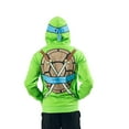 thumbnail image 4 of Teenage Mutant Ninja Turtles Leonardo Long Sleeve Men's Green Cosplay Hoodie-Large, 4 of 8