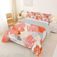 thumbnail image 3 of Castle Fairy Watercolor Smudge King Size Comforter Sets 3pcs,Abstract Graffiti Splash Comforters King Size,Coral Pink Gray,Reversible,1 Comforter and 2 Pillowcases, 3 of 6