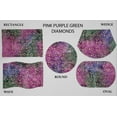 thumbnail image 2 of Batik Tie Dye Placemats by Penny's Needful Things (Rectangle - Set of 2) (Pink Purple Green Diamond), 2 of 2