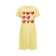 thumbnail image 4 of Camisón corto de mujer, vestido de largo medio con estampado de moda, camisón corto extragrande de mujer, camisón de manga corta con estampado de pecho a la moda, camisón de mujer, 4 of 6