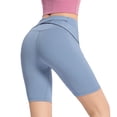thumbnail image 2 of Neinkie Essentials Women's Yoga Workout High Waist Shorts ,Running Biker Gym Print Short, 2 of 8