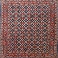 thumbnail image 1 of Ahgly Company Machine Washable Indoor Square Traditional Camel Brown Area Rugs, 9' Square, 1 of 7