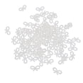 thumbnail image 1 of Rongfmy 100x Plastic Pearl Bow Cabochons Embellishment For Wedding Craft Cardmaking, 1 of 8