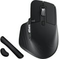 thumbnail image 3 of Logitech 910-006556 MX Master 3S Performance Wireless Mouse Black Bundle with Deco Essentials Keyboard and Mouse Gel Memory Foam Wrist Pads, 3 of 11