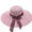 Pink, variant on Wide Brim Woven Sun Hat with Leopard Print Tie, Breathable Mesh Beach Hat for Vacation Travel, UPF Protection Fashion Hat for Summer and Resort Wear-Hot Pink