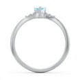 thumbnail image 4 of Birthstone Heart Ring with Shoulder Accents - Blue Topaz (December), 4 of 4