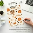 thumbnail image 3 of FORMRS Acrylic Clipboard with Low Profile Clip Standard A4 Letter Size, 12.5" x 9", Orange Fall Pumpkin, 3 of 8
