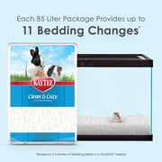 Kaytee Clean & Cozy White Small Animal Pet Bedding for Guinea Pigs, Hamsters, and Rabbits 85 liters