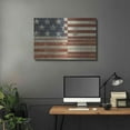 thumbnail image 5 of Luxe Metal Art 'Flag of Independence' by Norman Wyatt Jr, Metal Wall Art, 36"x24", 5 of 9