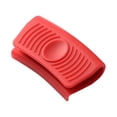 thumbnail image 2 of Cubierta Sartén 2 Piezas Tapa Al Calor Herramienta Cocción Agarre () Rojo, 2 of 3
