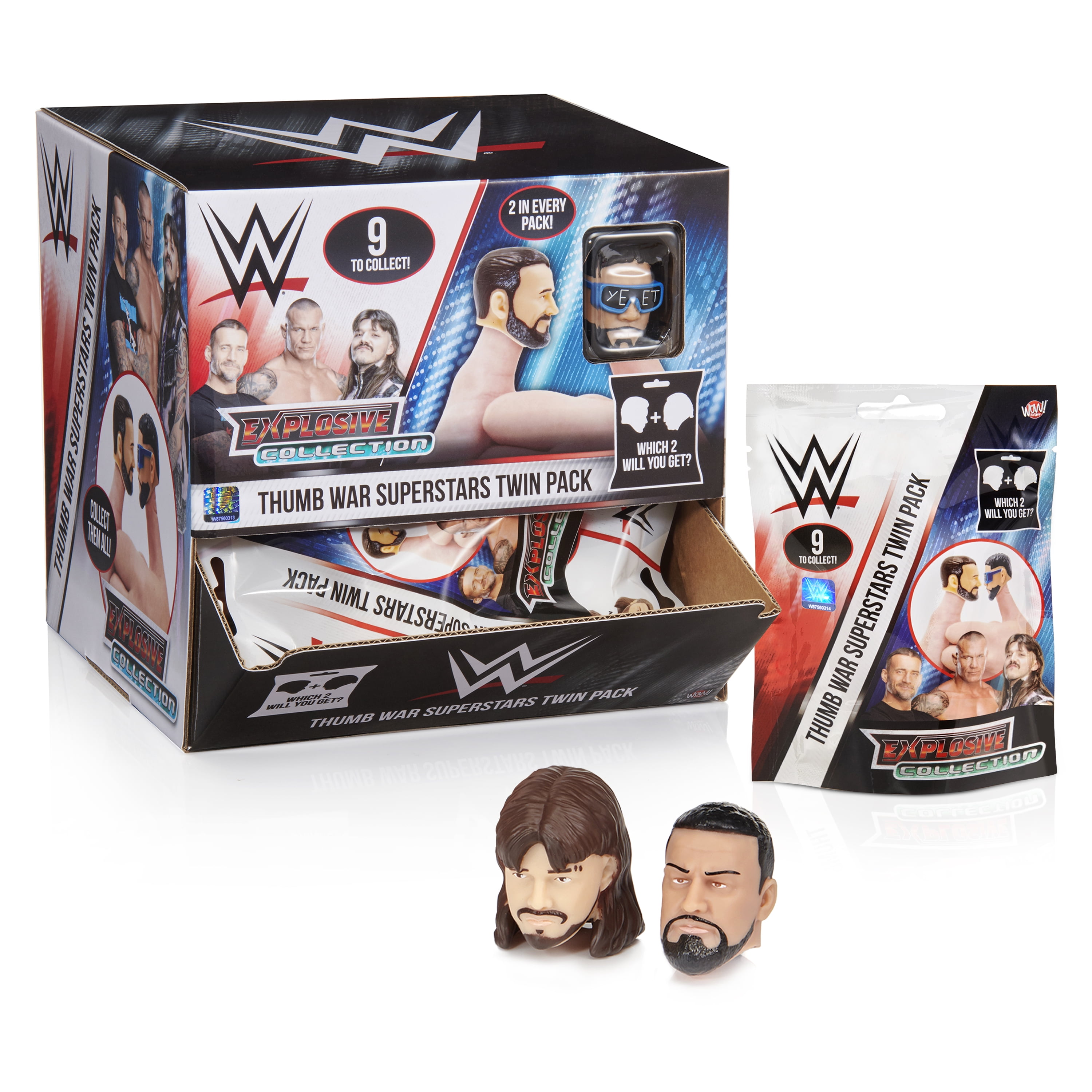 WWE Thumb War Superstars Twin Pack Series 2
