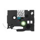 thumbnail image 2 of Cinta de etiquetas Qian QZe-131, 6 pack laminadas 12 mm de ancho 8 m de largo, Negro/Transparente compatible con Brother P-Touch TZe HSe, resistente al agua y desgaste, 2 of 8