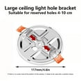 thumbnail image 4 of YIEMEEN Solid Ceiling Mount Holder For Home Surveillances Cameras Stand for Reserved Hole of 4-10cm or 4-7cm Camera Holder, 4 of 7