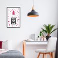 thumbnail image 3 of Stupell Industries Art Deco Think Pink Lipstick Black Framed Giclee Art, 12 x 18, by Martina Pavlova, 3 of 8