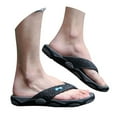 thumbnail image 2 of Mostsola Beach Flip Flops for Men Fashion Splicing Sole Water Sports Sandals Athletic Thong Slides, 2 of 5