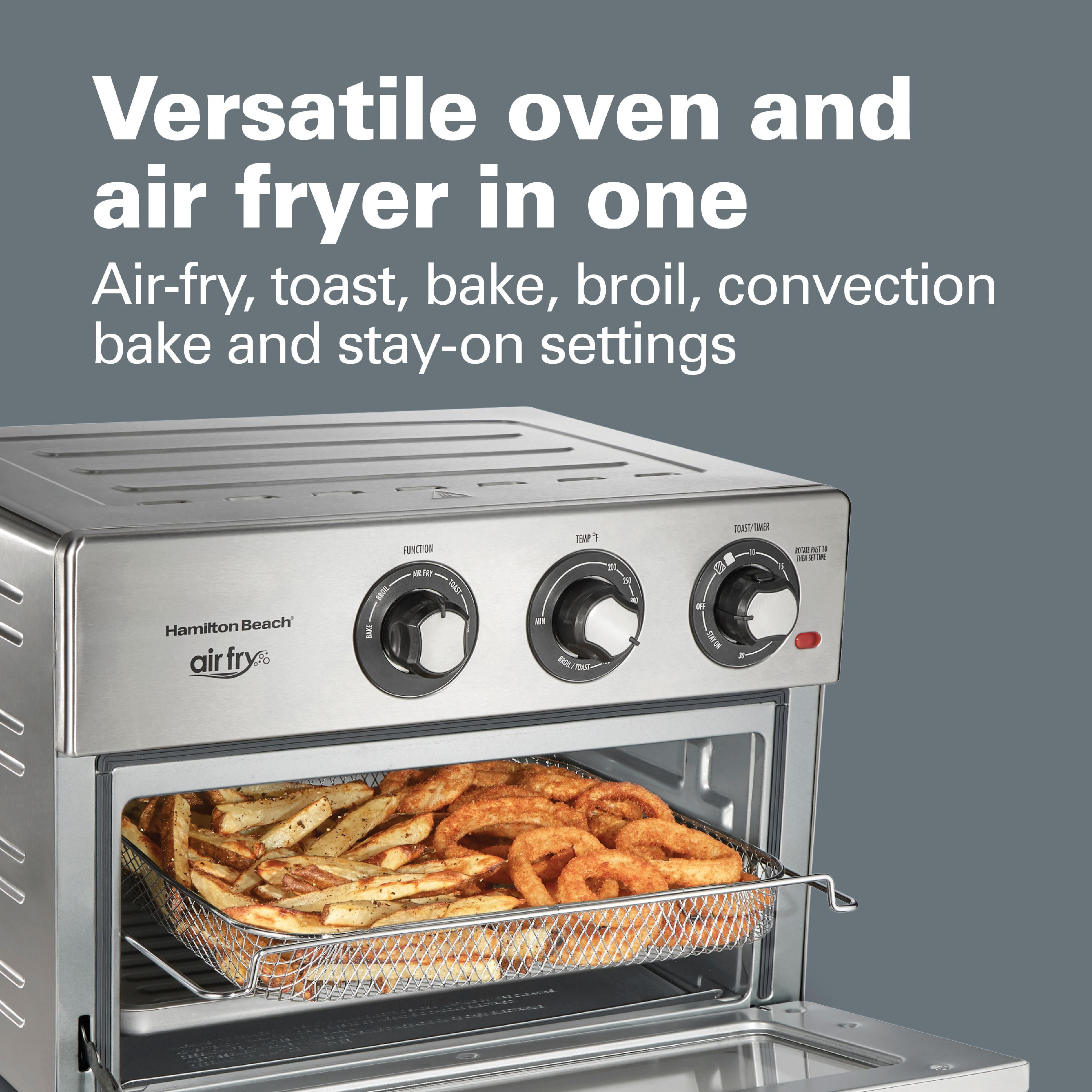 Hamilton Beach Air Fryer Oven 12L 1500W - Silver