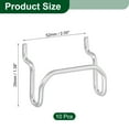 Uxcell 10 Pack Pegboard Hooks, Stainless Steel Cup Holders Peg Board