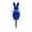 Blue-BU-home supplies, variant on LEFTHIGH Home Easter Bunny Flocked Decorations Garden Stakes Outdoor Yard Decor for Spring Parties Home Patio Festive Figurines 24x7x6.5cm House Essentials