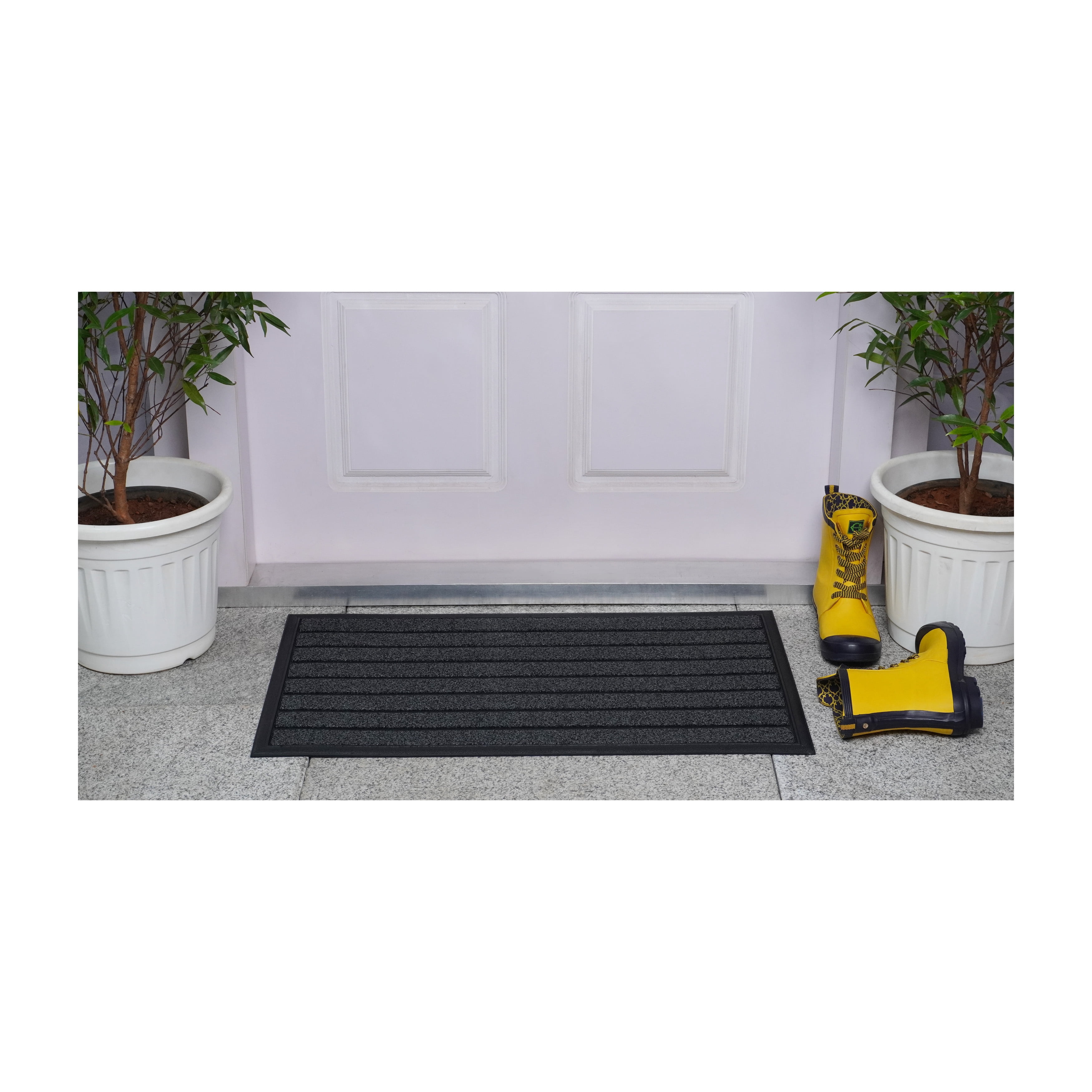 Scraper Eco Rib With Rubber Natural Mat 18" x 30"