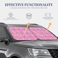 thumbnail image 4 of Disketp 2 Piece French Bulldog Pattern Windshield Sunshades,Folding Windshield Sun Shade For Car Suv Trucks Sedan,Blocks Uv Rays Sun Visor Protector-Small, 4 of 7