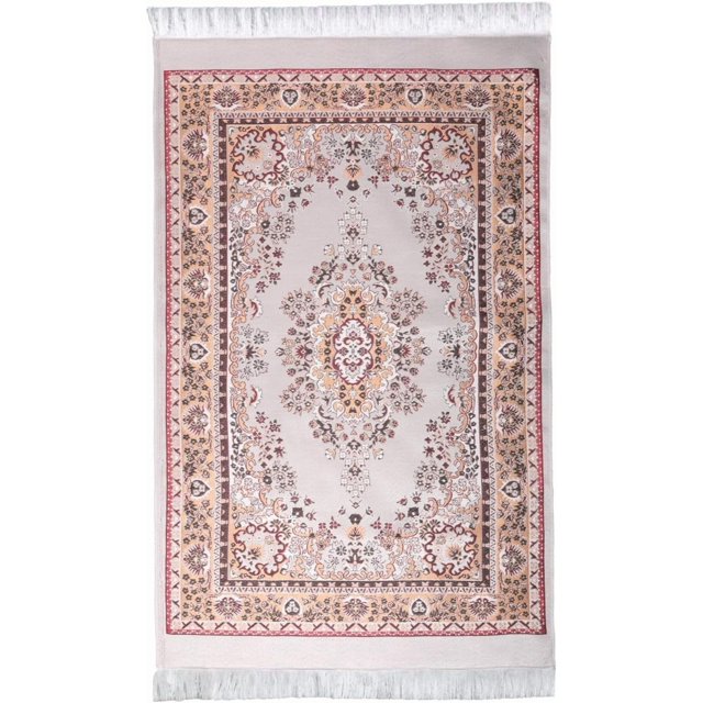 Muslim Prayer Rug, Elegant Ramadan Prayer Rug, 27.5x43.3 Inch Red (No Beads or Bag)