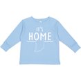 thumbnail image 3 of Inktastic It's Home- State of Indiana Outline Boys or Girls Long Sleeve Toddler T-Shirt, 3 of 5