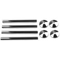thumbnail image 4 of Radiator Pipe Covers Pipe Cover Tube White Easy Installation 200mm Black Radiator Versatile Usage Black Finish, 4 of 9