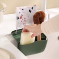 thumbnail image 3 of PENGXIANG Sink Basket with Suction Cup Flexible Sink Drain Rack Kitchen Sink Shelf Soap Sponge Drain Rack Holder Suction Cup Sink, 3 of 5