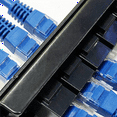 thumbnail image 2 of Panel de conexión CAT6 de 2 x 8 puertos con conector adaptador de cable de red RJ45, marco de distribución Ethernet, 2 of 6