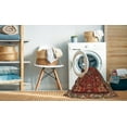 thumbnail image 2 of Ahgly Company Machine Washable Indoor Rectangle Traditional Brown Area Rugs, 2' x 3', 2 of 7