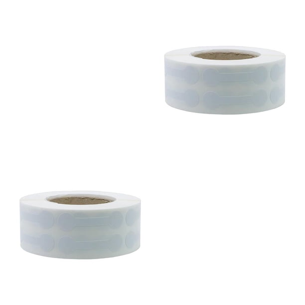 Pegatinas redondas para etiquetas de precio de joyería Billuyoard 500 pegatinas Papel Kraft Blanco