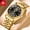 Men's watch with steel band and all-black dial, variant on Men's watch, luminous, waterproof, quartz watch, men's wristwatch, business fashion trend