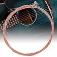 thumbnail image 3 of AMONIDA Corde de Guitare Enveloppée de Fils Rouges Ou de Cuivres Cordes de Cuivres, pour Guitare Basse, 3 of 7