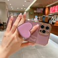 thumbnail image 5 of For Iphone 15 Pro Max Case-have Different Colors- Electroplating Love Heart Holder Tpu, 5 of 5