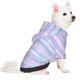 thumbnail image 2 of Balery Striped Gradient Sudadera con Capucha para Perros Pequeños – Ropa para Mascotas, Disfraz para Perros y Gatos, Ideal para Fiestas y Cosplay-Small, 2 of 7
