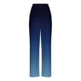thumbnail image 7 of Women's Fleece Jogger Sweatpant Drawstring Elastic Waist Trousers High Waisted Baggy Stretchy Wide Leg Sweat Pants Comfort Casual Long Trousers with Pockets, 7 of 7