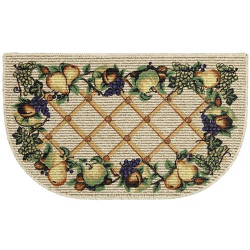 Mainstays Natures Trend Orchard Slice Kitchen Mat, Multicolor, 18"x30