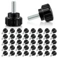 thumbnail image 1 of 40pcs Carbon Steel Threaded Knurled Thumbscrew, 1 of 5