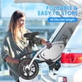 thumbnail image 6 of Gocio 14" Electric Bike for Adults, Foldable Electric Bicycles with 48V/7.8Ah Battery for Teens, Peak 500W City Commuter Cruiser Women Ebikes,E bike One-Piece Tire UL2849 Certified, 6 of 9