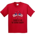 thumbnail image 3 of Inktastic Military Veteran Daddy Proud Son Daughter Youth T-Shirt, 3 of 5