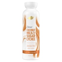 Dove Plant Milk Cleansing Body Wash Coconut & Lychee, 17.5 fl oz