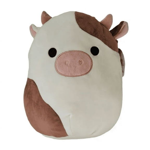 Squishmallows Official Kellytoy Plush 8 Inch Squishy Soft Plush Toy Animals (Ronnie Cow)