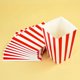 thumbnail image 4 of 10 cajas de papel para palomitas de maíz, baldes con rayas rojas y blancas, bolsas, contenedores para bocadillos para noches de cine, cumpleaños, fiestas de carnaval, 4 of 5